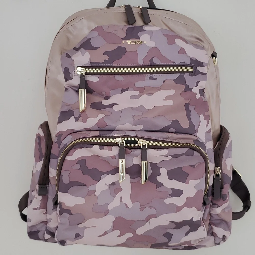 Tumi Voyageur Carson Backpack In Camo Pink